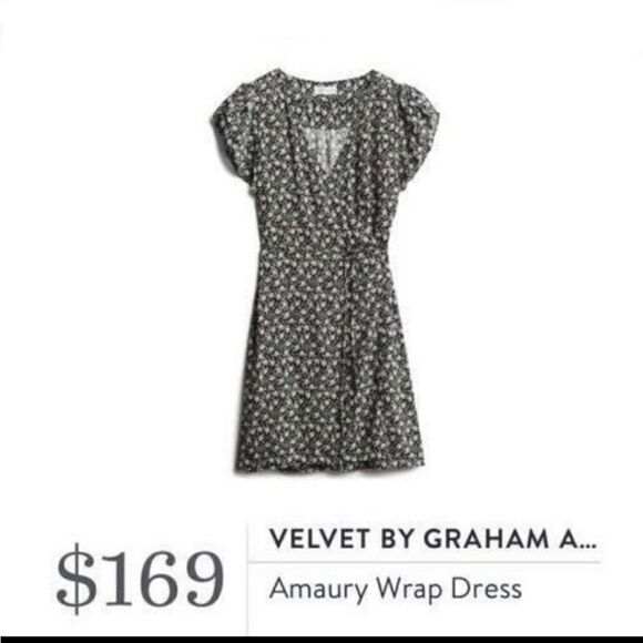 Velvet Graham & Spencer Amaury Wrap Dress - Picture 3 of 6